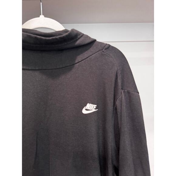 Nike Men’s Club Pullover Hoodie Big & Tall 3X Black Lightweight Fleece - Picture 3 of 8